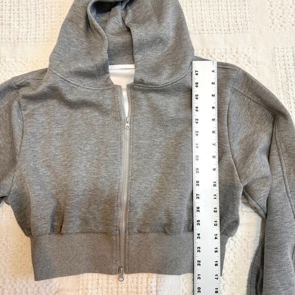 Commense large cropped hoodie sweatshirt double zip SP 2674 - Picture 3 of 13